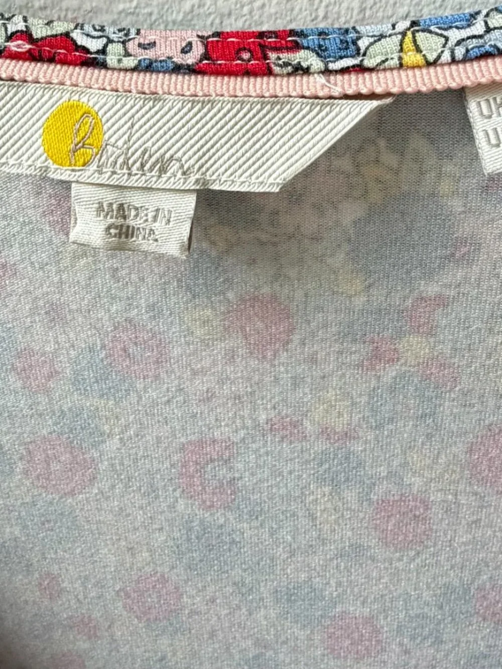Boden floral fit and flare v- neck jersey dress US4/UK8 - Picture 8 of 9